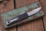 Microtech Hera Frag OTF Automatic Knife Black 3" Drop Point Stonewash 703-10FRS (Preowned)