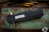 Benchmade Infidel OTF Automatic Knife Black 3.9" Drop Point Serrated 3310 (Preowned)