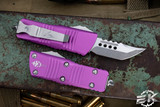 Microtech Troodon Mini OTF Automatic Knife Violet 1.9" Hellhound Stonewash 819-10VIS