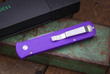 ProTech Godfather Automatic Folding Knife Purple 4" Bayonet Satin 921
