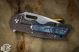 A2D Attn2Detail Mercantile Mark 1 Medium Titanium Anodized "Toxic Topo", 3" Magnacut Blade