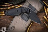 Kabar TDI Law Enforcement Fixed Blade Knife Serrated (Preowned)