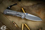 Chris Reeve Knives Small Inkosi Titanium Folding Knife 2.8" Insingo Stonewash