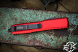 Microtech Ultratech OTF Knife Red 3.4" Tanto Black 123-1RD (Preowned)