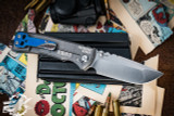 Chaves Knives Ultramar Redencion Street "Lady Luck Bombers" Titanium Folding Knife 3.25" Drop Point  #EK03