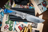 Chaves Knives Ultramar Redencion Street "Lady Luck Bombers" Titanium Folding Knife 3.25" Drop Point  #EK07