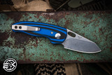Three Rivers Manufacturing NERD Folding Knife Blue Jay G10 2.2" 20CV Stonewash