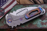 Medford Praetorian Genesis T Folding Knife Tumbled Titanium 3.3" Drop Point Tumbled