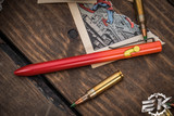 Tactile Turn EMBER Red-Orange Cerakote Titanium Bolt Action Pen 5.6" Standard