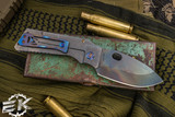 Medford TFF-1 Tactical Fighting Folder Knife Warthog/Stars N Bars Titanium 4.0" Vulcan