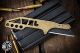 JRW Gear Bench Blade Utility Knife - Brass
