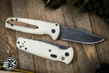 Benchmade CLA Automatic Folding Knife Ivory G10 3.4" MagnaCut DLC Black Battlewash 4300BK-03