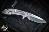 Rick Hinderer Knives XM-24 4.0" Spanto Knife Blue/Black G10, Stonewash