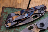 Mick Strider Knives SMF Gray G10/Titanium 4" Battleship Camo 