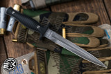 Spartan Blades Spartan-George V-14 Combat Dagger 6.75" Nichols Damascus w/ Leather and Kydex Sheath