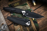 Arcane Design "Creature" Titanium Stonewash PVD 3.75" Tanto PVD