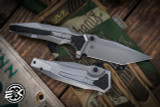 Arcane Design "Creature" Titanium Stonewash 3.75" Tanto Stonewash