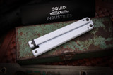 Squid Industries Squiddy White Butterfly Balisong Trainer PVC 4.3" White