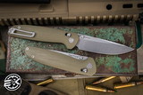 Tactile Knife Co. "Maverick" Crossbar Lock Folding Knife Green G10 3.5" MagnaCut 