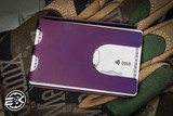  Chaves Knives Ultramar Ti Fold Wallet Titanium Stonewash Purple (Card Only)