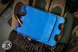 Chaves Knives Ultramar Ti Fold Wallet/Money Clip - Titanium Blue Stonewash