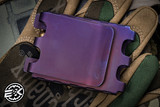 Chaves Knives Ultramar Ti Fold Wallet/Money Clip - Titanium Purple Stonewash