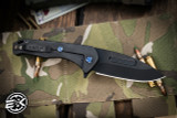 Medford Praetorian Swift FL Flipper Knife Black PVD 3.4" Drop Point 