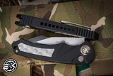 Heretic Knives "Pariah" Automatic Black Aluminum/Bubble Inlay 4" Battleworn H048-5A