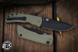 Mcnees Knives PM Mac 2 OD Green Frag Stonewash 3.25" Black MagnaCut