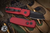 ProTech Runt 5 Automatic Folding Knife Red 1.9" MagnaCut Reverse Tanto DLC  R5403