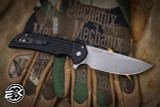 ProTech Mordax Manual Flipper Knife Black Honeycomb 3.75" Stonewash  -Blade West Show Special