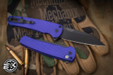 ProTech Malibu Flipper Manual Folding Knife Purple Textured 3.25" MagnaCut Wharncliffe DLC Black -Blade West Show Special