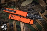 Microtech Ultratech OTF Automatic Knife Halloween Orange 3.4" Dagger Black 122-1HWS