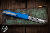  Microtech Ultratech Hellhound OTF Automatic Knife Blue 3.4" Apocalyptic Stonewash 119-10APBLS