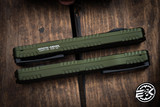  Heretic Knives "Cleric 2" OTF OD Green Aluminum 4.25" Dagger H020-6A-T