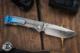Chaves Knives Ultramar Street Redencion "Lady Luck Bombers" Titanium Folding Knife 3.25" Drop Point