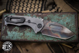 Medford Praetorian Genesis T Folding Knife "Steampunk" Titanium 3.3" Vulcan Tanto