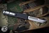 Microtech UTX-70 OTF Knife Black 2.4" Hellhound Stonewash 419-10 (Preowned)