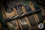 Nottingham Tactical Tibutton Full Spiral Flute Black/Gold Titanium Single Lock Parker 5"
