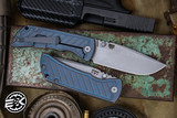 Mcnees Knives PM Mac 2 Titanium Atomic Blue/Bronze Fastback 3.5" Magnacut Stonewash