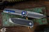 Alliance Designs "EZE" 2.0 Titanium/Carbon Fiber Inlay 3.25" San Mai Tanto