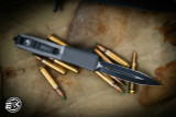 2022 Microtech Ultratech Texas NRA Show OTF Automatic Knife 3.4" Dagger Serrated Black 122-3TX