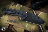 Medford Praetorian Genesis T Folding Knife DLC Peaks & Valleys Sculpted Titanium 3.3" Tanto DLC