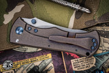 John Gray Rostrum Copper Camo Carbon, Bronze Titanium 3.25" Satin Tanto