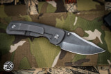RIP Knives Custom "RIP X Mini" Pink CamoCarbon/Titanium Framelock 3" Dark Stonewash Blade