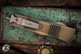 Microtech Combat Troodon Antique Bronze OTF 3.8" Bronze Apocalyptic Drop Point 143-13APABS (Preowned)