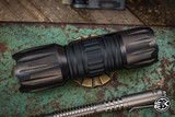 Heretic Knives "Hyperion" Black DLC Titanium Flashlight