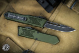 Guardian Tactical GTX-025 OD Green OTF Knife 2.5" S/E Dark Stonewash Drop Point 