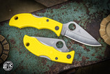 Spyderco Ladybug 3 Salt Knife Yellow FRN 1.94" Satin LYLP3