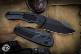 Heretic Knives "Pariah" Automatic Black Aluminum 4" Black MagnaCut H048-4A-T 